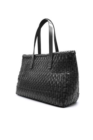 Salvage Irregular Black Tote Bag DRAGON DIFFUSION | 8171BLACK